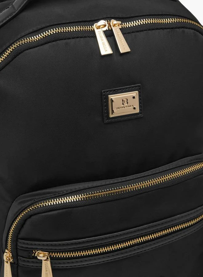 Flora Bella By Shoexpress Solid Backpack With Pouch
